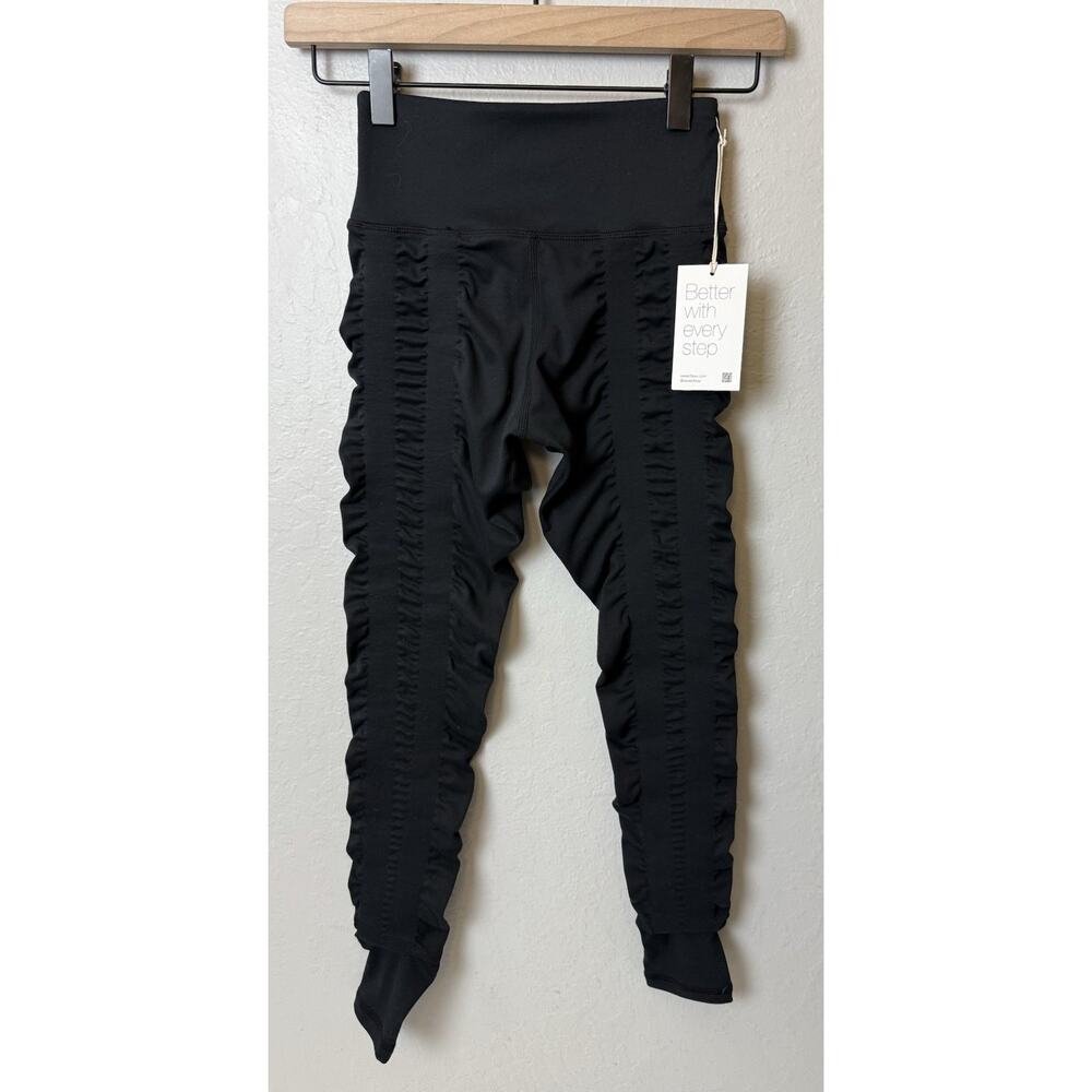 Black Ruched Leggings